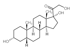 Tetrahydro-11-deoxy Cortisol Structure