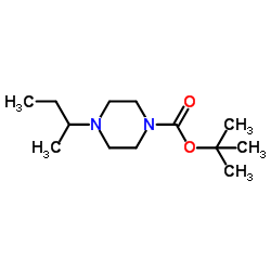 tert-butyl 4-sec-butylpiperazine-1-carboxylate structure