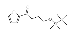 4-(tert-butyldimethylsilyloxy)-1-(furan-2-yl)butan-1-one结构式