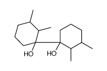 2,2',3,3'-Tetramethyl-1,1'-bicyclohexane-1,1'-diol结构式