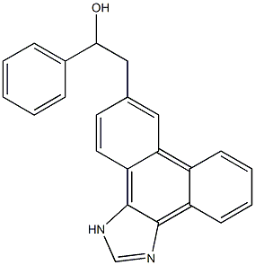 α-Phenyl-1H-phenanthro[9,10-d]imidazole-6-ethanol结构式