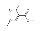 2-methoxymethylene-3-oxobutanoic acid methyl ester Structure