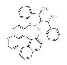 N,N-Bis((R)-1-phenylethyl)dinaphtho[2,1-d:1',2'-f][1,3,2]dioxaphosphepin-4-amine Structure