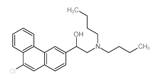 1-(9-chlorophenanthren-3-yl)-2-(dibutylamino)ethanol结构式