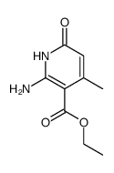 2-amino-4-methyl-6-oxo-1,6-dihydro-pyridine-3-carboxylic acid ethyl ester结构式