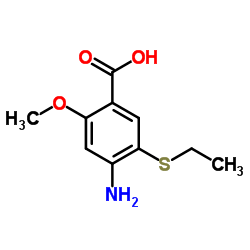 4-Amino-5-(ethylsulfanyl)-2-methoxybenzoic acid picture