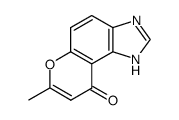 Pyrano[3,2-e]benzimidazol-9(1H)-one, 7-methyl- (9CI) picture