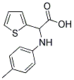 THIOPHEN-2-YL-P-TOLYLAMINO-ACETIC ACID结构式