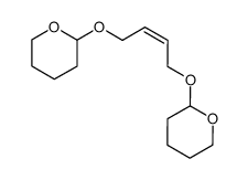 2-((Z)-4-(tetrahydro-2H-pyran-2-yloxy)but-2-enyloxy)-tetrahydro-2H-pyran结构式