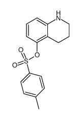 toluene-4-sulfonic acid-(1,2,3,4-tetrahydro-[5]quinolyl ester)结构式