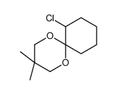 11-chloro-3,3-dimethyl-1,5-dioxaspiro[5.5]undecane结构式