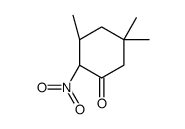 (2S,3R)-3,5,5-trimethyl-2-nitrocyclohexan-1-one结构式