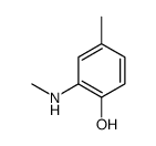 4-methyl-2-(methylamino)phenol structure