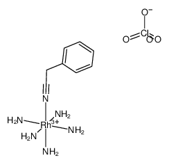 (Rh(NH3)5(bzyln))(ClO4)3 Structure