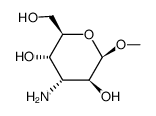 beta-D-Altropyranoside, methyl 3-amino-3-deoxy- (9CI) Structure