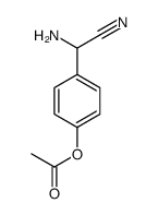 Benzeneacetonitrile, 4-(acetyloxy)-alpha-amino- (9CI) picture