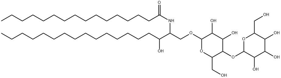 n-palmitoyl-dl-dihydro-lactocerebroside) Structure