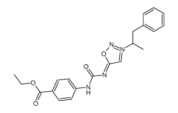 N6-Ethoxycarbonylphenyl-3-phenylisopropylsydnonimine Structure