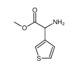 methyl 2-amino-2-thiophen-3-ylacetate Structure