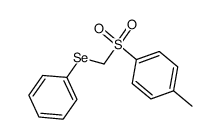 (phenylseleno)methyl p-tolylsulfone结构式