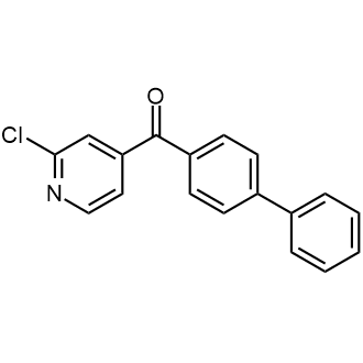 [1,1'-biphenyl]-4-yl(2-chloropyridin-4-yl)methanone Structure