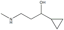 1-cyclopropyl-3-(methylamino)propan-1-ol结构式