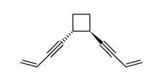 trans-1,2-Di-3-buten-1-inylcyclobutan结构式
