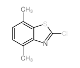 2-氯-4,7-二甲基苯并噻唑结构式