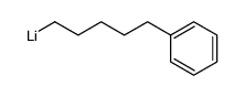 5-Phenylpentyllithium结构式
