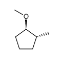 trans-1-Methoxy-2-methylcyclopentane结构式