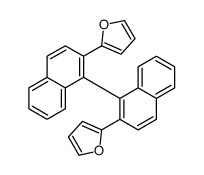 2-[1-[2-(furan-2-yl)naphthalen-1-yl]naphthalen-2-yl]furan结构式