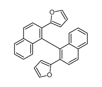 2-[1-[2-(furan-2-yl)naphthalen-1-yl]naphthalen-2-yl]furan Structure