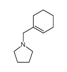 1-(1-cyclohexenmethyl)pyrrolidine结构式