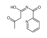 N-(3-oxobutanoyl)pyridine-2-carboxamide Structure