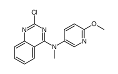 2-chloro-N-(6-methoxypyridin-3-yl)-N-methylquinazolin-4-amine Structure