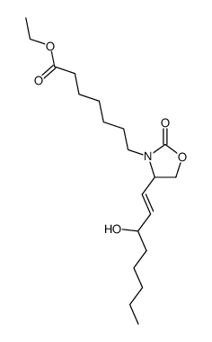 8-aza-11-deoxy-10-oxaprostaglandin E1结构式