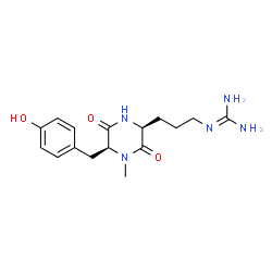 cyclo(N-methyltyrosylarginyl) structure
