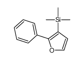 trimethyl-(2-phenylfuran-3-yl)silane结构式