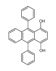 9.10-diphenyl-anthracenediol-(1.4) Structure