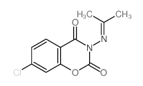 3-chloro-8-(propan-2-ylideneamino)-10-oxa-8-azabicyclo[4.4.0]deca-2,4,11-triene-7,9-dione Structure