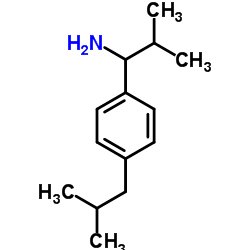 1-(4-ISOBUTYLPHENYL)-2-METHYLPROPAN-1-AMINE structure