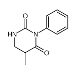 5-Methyl-3-phenylhexahydropyrimidine-2,4-dione Structure