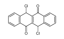 6,12-dichloro-6,12-dihydro-naphthacene-5,11-dione结构式