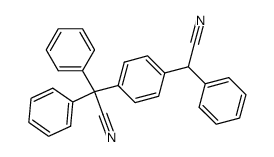 2,2,2'-triphenyl-2,2'-p-phenylene-di-acetonitrile Structure