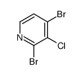 2,4-Dibromo-3-chloropyridine Structure