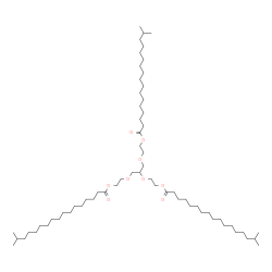PEG-5 GLYCERYL TRIISOSTEARATE structure