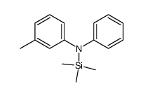 phenyl-meta-tolyltrimethylsilylamine结构式