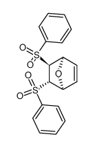7-oxa-2-exo,3-endo-bis(phenylsulfonyl)bicyclo[2.2.1]hept-5-ene Structure