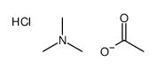 trimethylazanium,acetate,chloride结构式