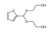 2,2'-((furan-2-ylmethylene)bis(sulfanediyl))bis(ethan-1-ol) Structure